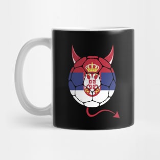 Serbia Halloween Football Mug